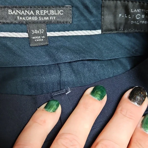 Banana RepublicMen's Navy Blue Dress Pants34x32